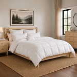 Downright Standard 20x26 15oz White Goose Down Pillow with T-233 100% Cotton Cover 10 Per Case Price Per Each 